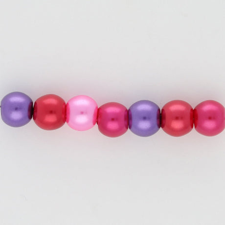 Glasperlen rund - 6 mm - Valentine’s Mix - PerlineBeads