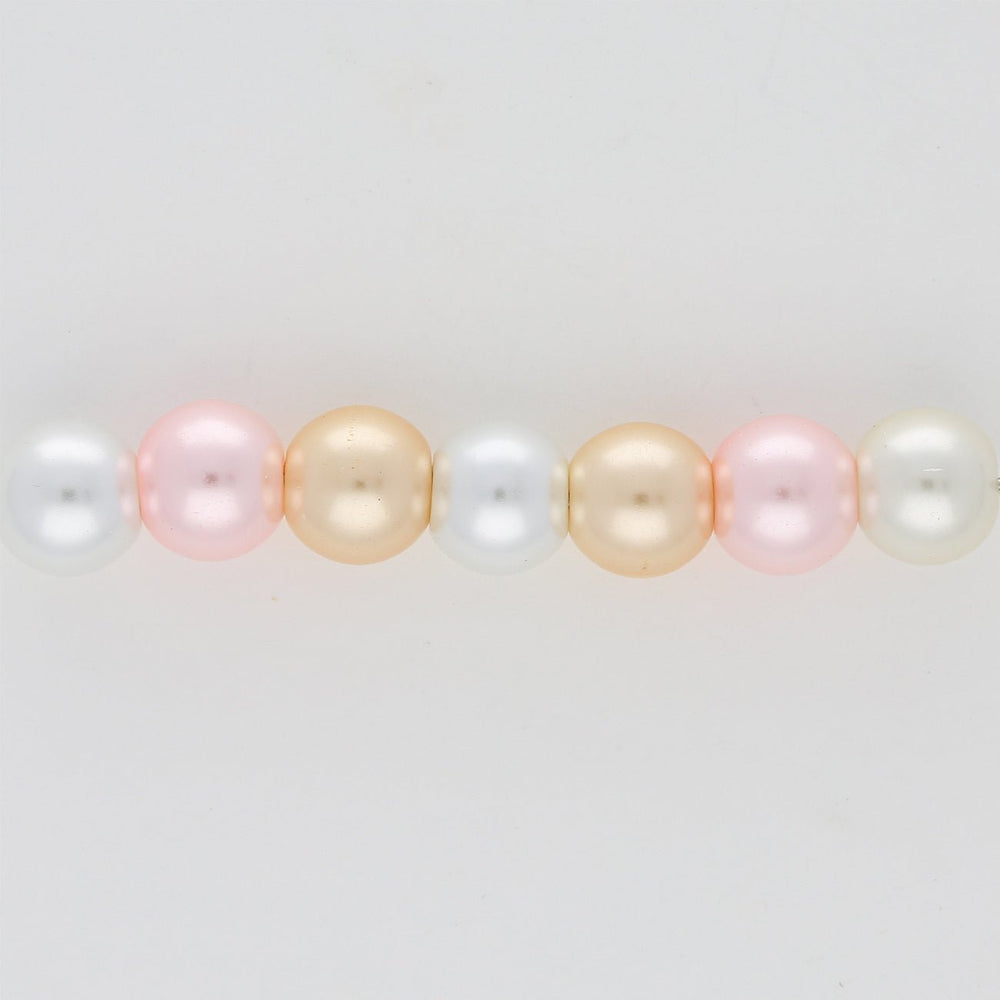 Glasperlen rund - 8 mm - Light Rose Mix - PerlineBeads