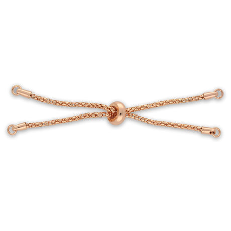 Halbfertiges Kettenarmband - rotgold - PerlineBeads