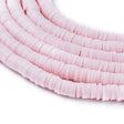 Heishi-Perlen aus Polymerpaste 6 mm - Pastel Pink - PerlineBeads