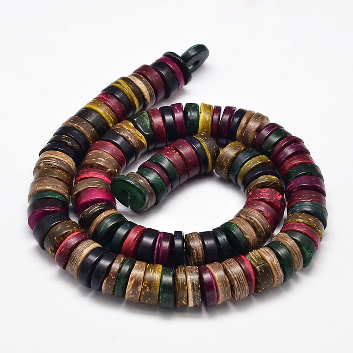 Holzerlen aus Kokosnussholz - 12 mm - PerlineBeads