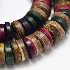 Holzerlen aus Kokosnussholz - 12 mm - PerlineBeads