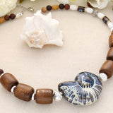 Holzperle aus Wengeholz – Saddle brown - PerlineBeads