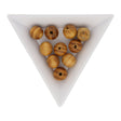 Holzperlen leicht gestreift - 10 mm - PerlineBeads