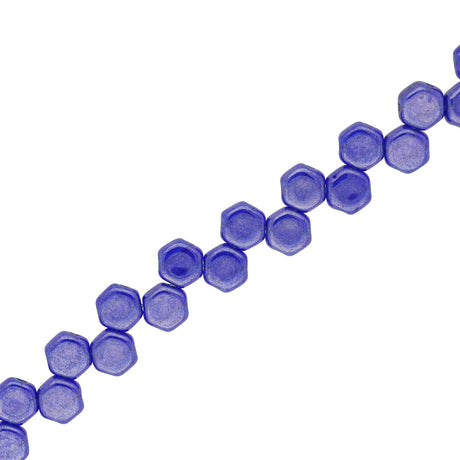 Honeycomb – Cobalt Luster - PerlineBeads