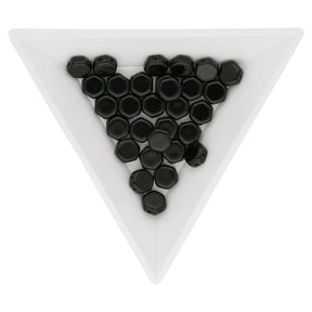 Honeycomb – Jet - PerlineBeads