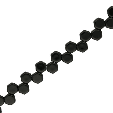 Honeycomb – Jet - PerlineBeads