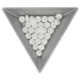 Honeycomb – Pastel White - PerlineBeads