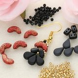 Ios® par Puca® - Jet - PerlineBeads
