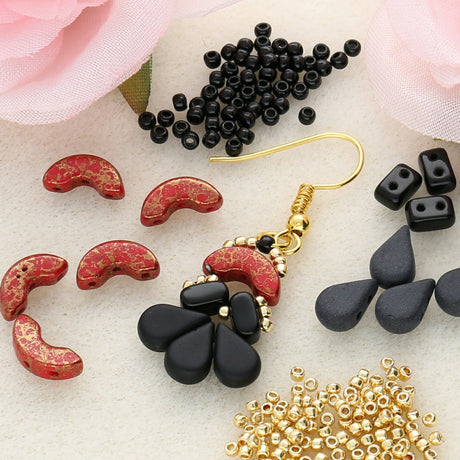 Ios® par Puca® - Jet - PerlineBeads