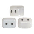 Ios® par Puca® - Opaque White Ceramic Look - PerlineBeads