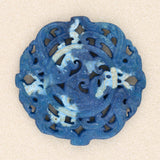 Jade Anhänger, handgeschnitzt, Unikat - PerlineBeads