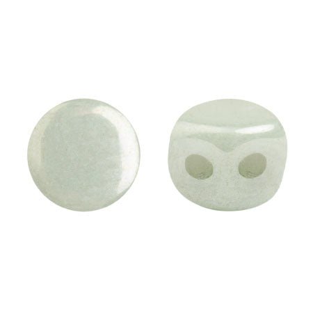 Kalos® par Puca® – Opaque Light Green Ceramic Look - PerlineBeads