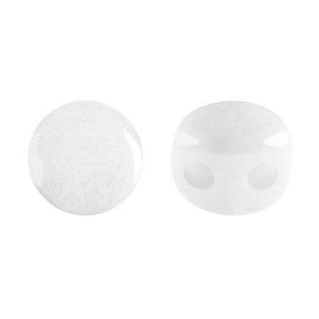 Kalos® par Puca® – Opaque White Ceramic Look - PerlineBeads