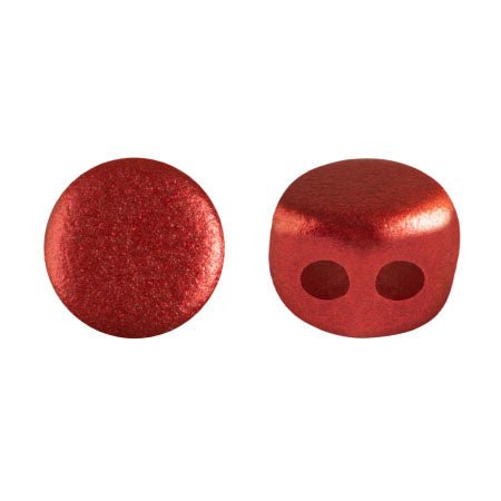 Kalos® par Puca® – Red Metallic Mat - PerlineBeads