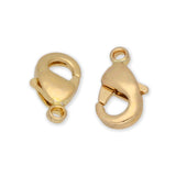 Karabinerverschluss 10 mm – Farbe Gold - PerlineBeads