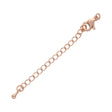Karabinerverschluss 10 mm mit Verlängerung - Roségold - PerlineBeads