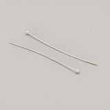 Kettelstift mit Kugelkopf 70 mm – Farbe Silber - PerlineBeads