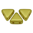 Dreieckige Glasperle - Khéops® par Puca® - Pastel Lime