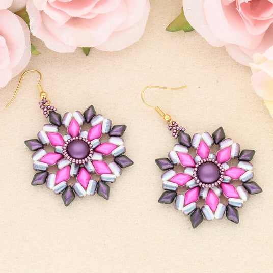 Kit für Ohrringe “Arabella” - PerlineBeads