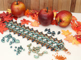 Kite Bead 9x5 mm - Jet Laser Cut - Feather - PerlineBeads