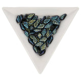 Kite Bead 9x5 mm - Jet Laser Cut - Snakeskin - PerlineBeads