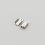 Klemmen für Kordel – Edelstahl – 10 x 4 mm - PerlineBeads