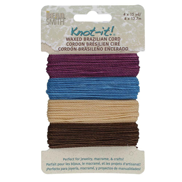 Knot-it! Gewachste brasilianische Kordel - Adventures Calling - PerlineBeads