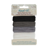 Knot-it! Gewachste brasilianische Kordel - Day & Night - PerlineBeads