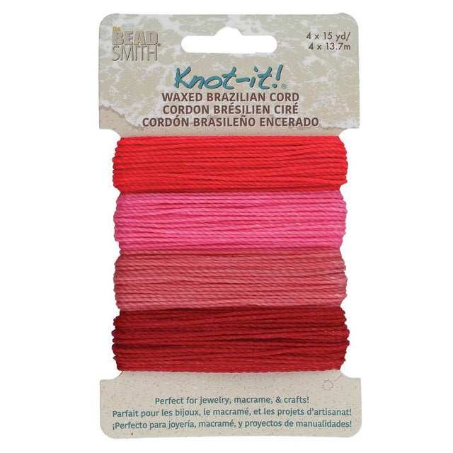 Knot-it! Gewachste brasilianische Kordel - Floral Vibes - PerlineBeads