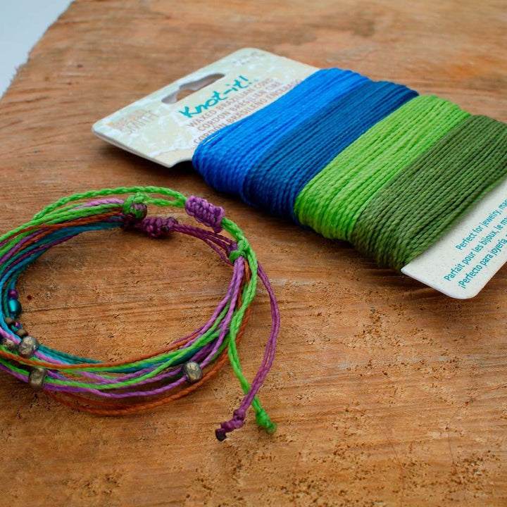 Knot-it! Gewachste brasilianische Kordel - Hang Loose - PerlineBeads