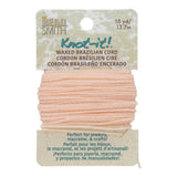 Knot-it! Gewachste brasilianische Kordel - Light Pink - PerlineBeads