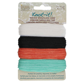 Knot-it! Gewachste brasilianische Kordel - Ocean Dreams - PerlineBeads