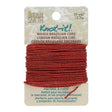 Knot-it! Gewachste brasilianische Kordel - Terracotta - PerlineBeads