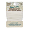 Knot-it! Gewachste brasilianische Kordel - White - PerlineBeads