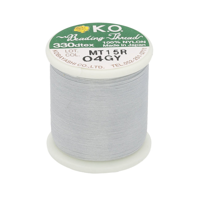 K.O. Perlengarn 330dtex - Grau - PerlineBeads