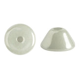 Konos® par Puca® - Opaque Light Green Ceramic Look - PerlineBeads