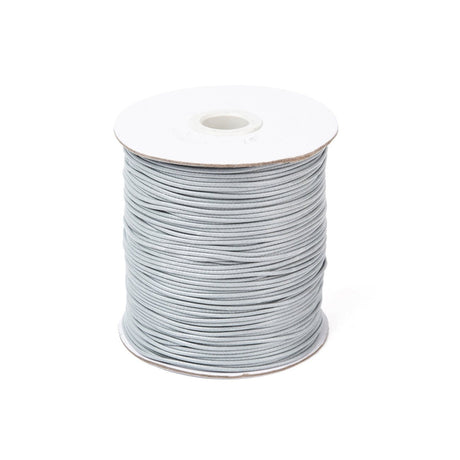 Kordel aus gewachstem Polyester 1,5 mm - Grau - PerlineBeads