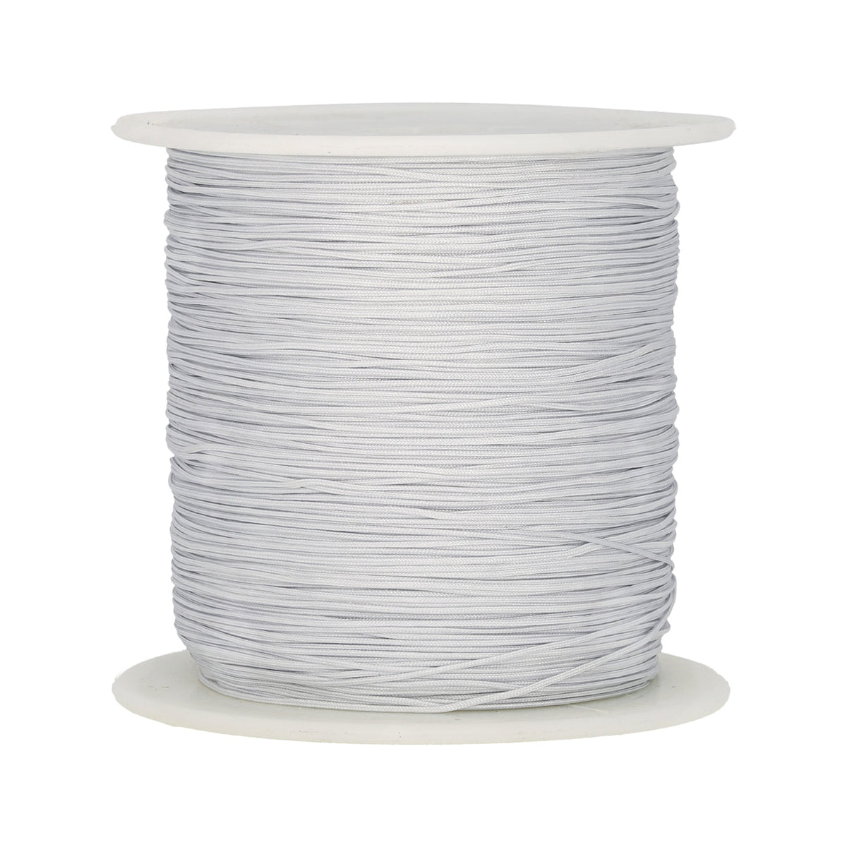 Kordel aus Nylon 0.5 mm - Light Grey - PerlineBeads