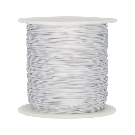 Kordel aus Nylon 0.5 mm - Light Grey - PerlineBeads