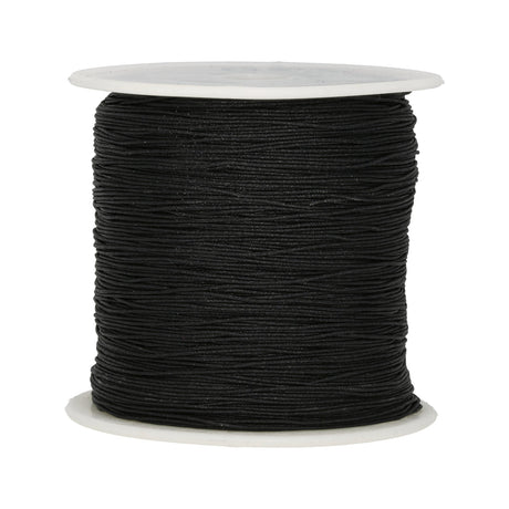 Kordel aus Nylon 0.5 mm - Schwarz - PerlineBeads