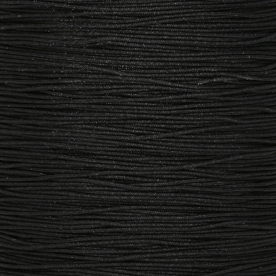 Kordel aus Nylon 0.5 mm - Schwarz - PerlineBeads