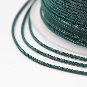 Kordel aus Nylon 1 mm - Dunkelgrün- PerlineBeads