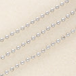 Kugelkette 3,2 mm – Farbe Platin - PerlineBeads