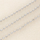 Kugelkette 3,2 mm – Farbe Platin - PerlineBeads