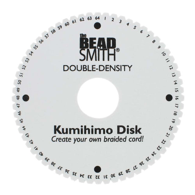 Kumihimo Scheibe 64 Schlitze- Durchmesser 15 cm - PerlineBeads