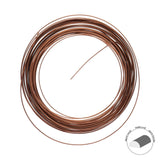 Kupferdraht Halbrund: Wire Elements™ – 18 Gauge – Antique Copper Tarnish Resistant - PerlineBeads
