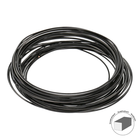 Kupferdraht Quadratisch: Wire Elements™ – 21 Gauge – Black Tarnish Resistant - PerlineBeads