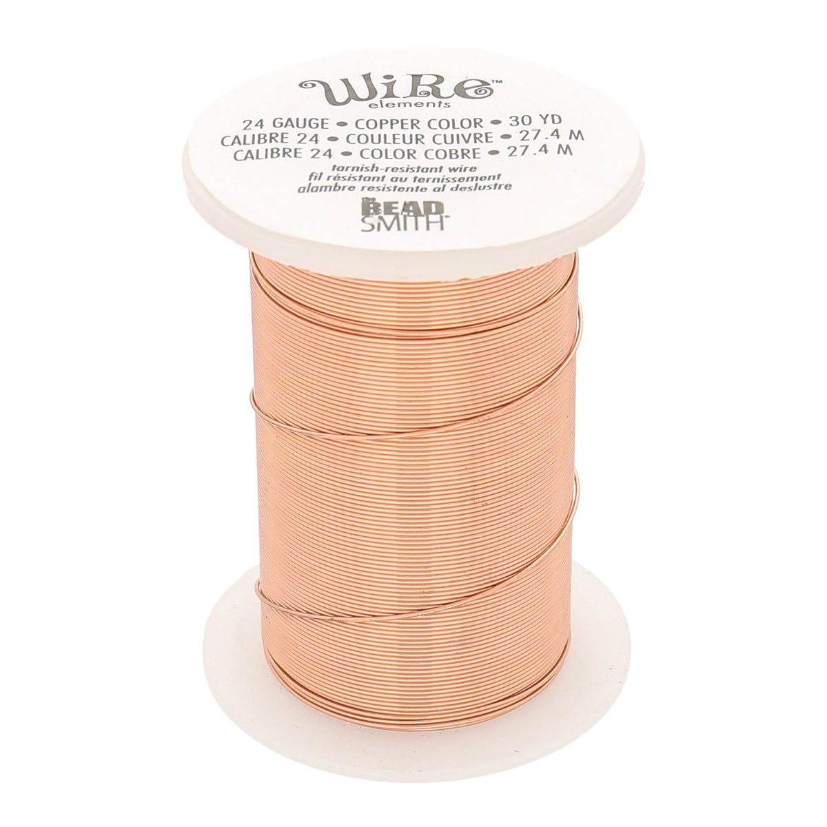 Kupferdraht: Wire Elements™ – 24 Gauge – Copper Tarnish Resistant - PerlineBeads