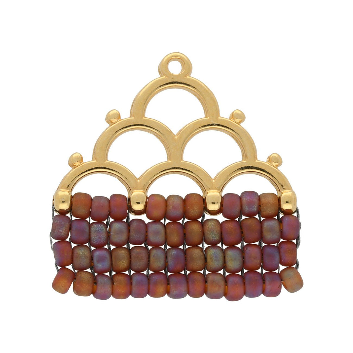 Lakos IV - 8/0 Bead Ending - 24K Gold Plate - PerlineBeads